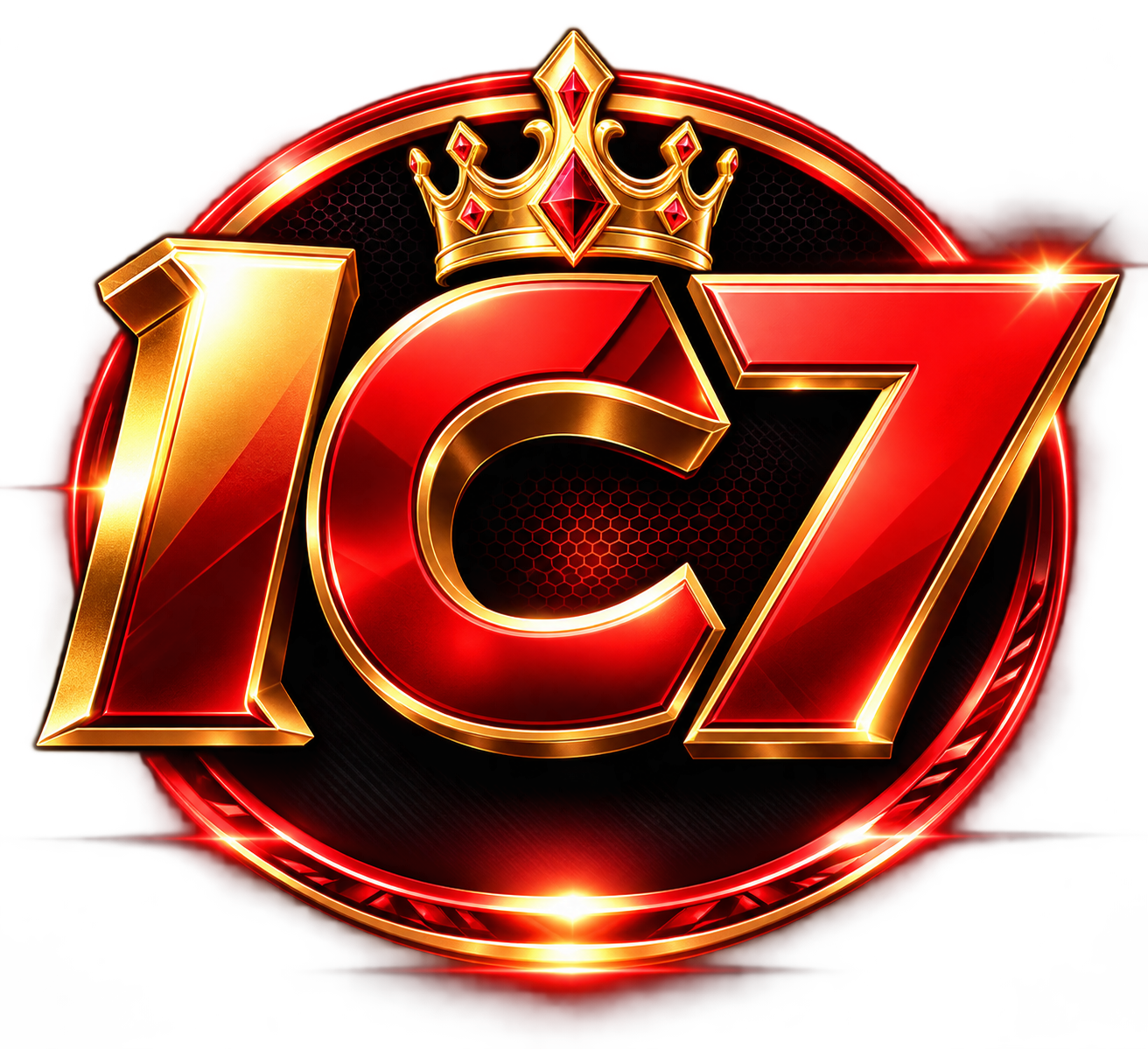 IC7 red and gold logo